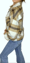 Load image into Gallery viewer, The Flannel Crop Jacket