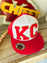 Load image into Gallery viewer, Kansas City Chiefs Fan Chenille SnapBack Trucker Hat
