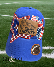 Load image into Gallery viewer, *EXCLUSIVE* Salina Liberty Football Leather Patch Logo Hat
