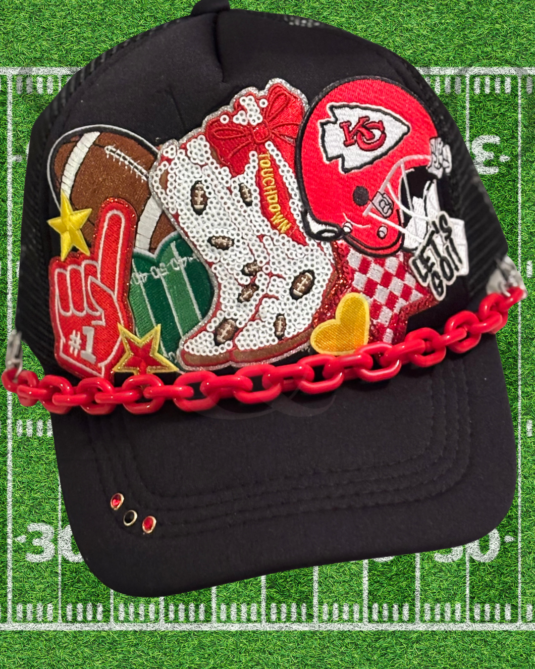 KC Cowgirl Football Gameday Trucker