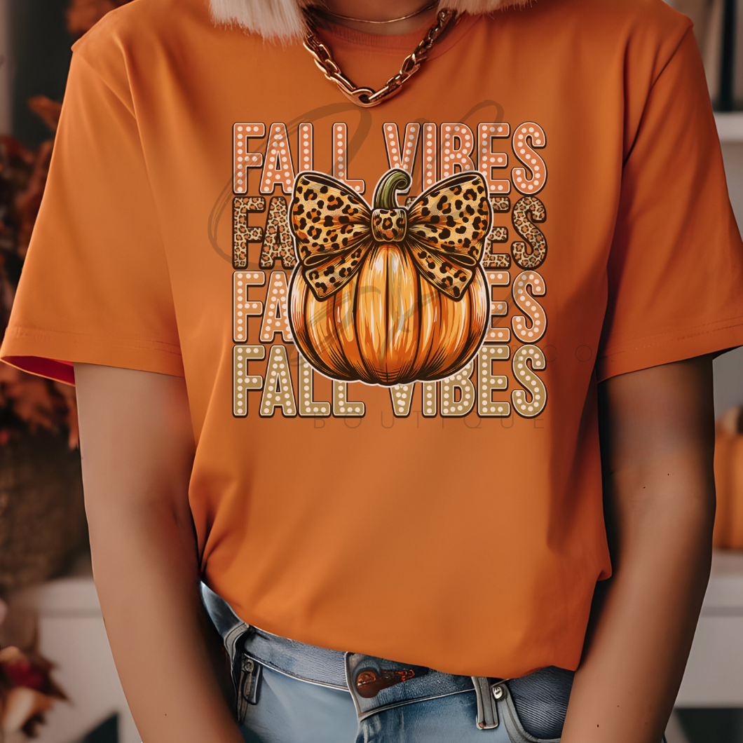 Fall Vibes Pumpkin Graphic