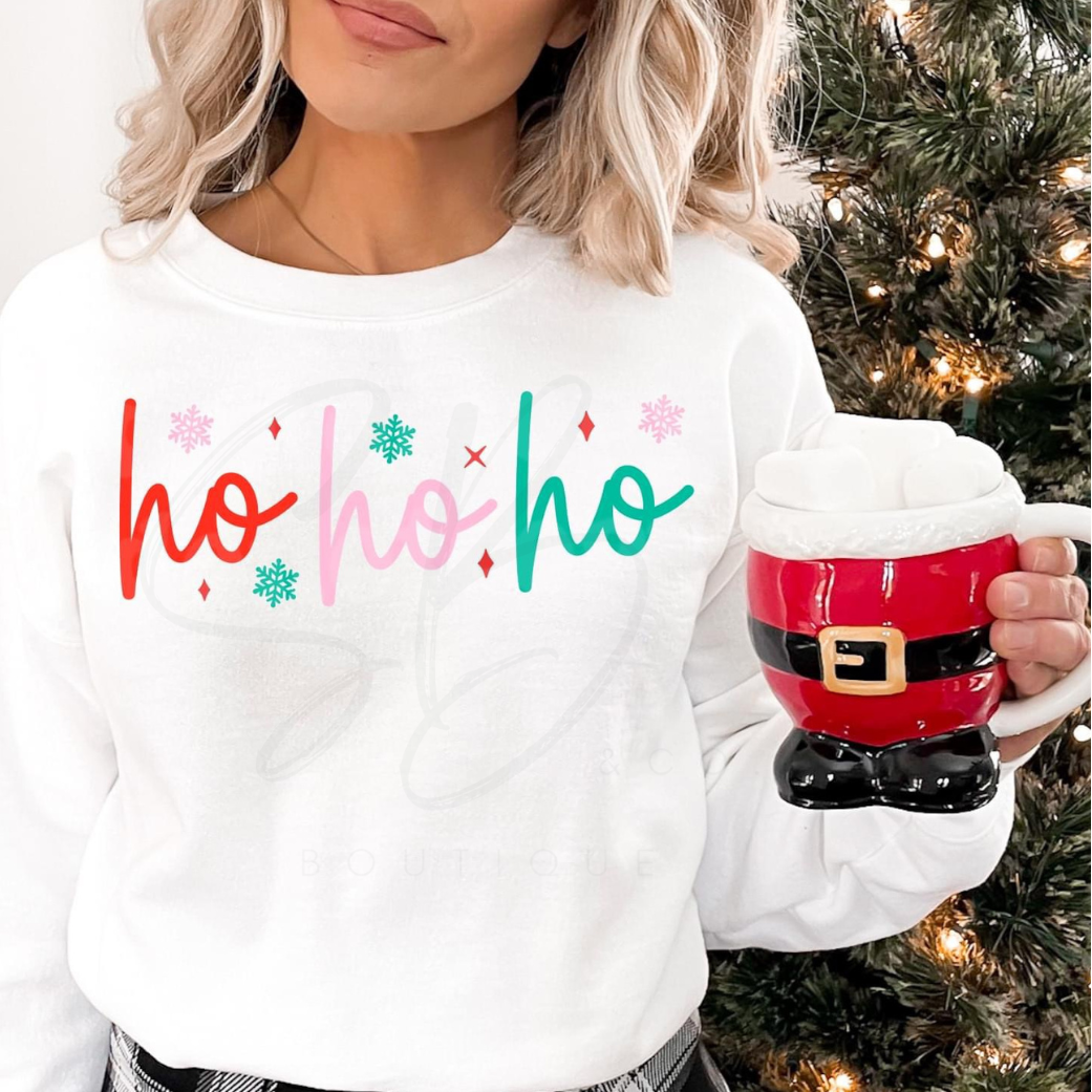Ho Ho Ho Holiday Crewneck