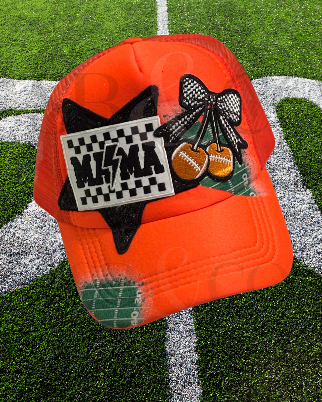 Football Mama Trucker Hat